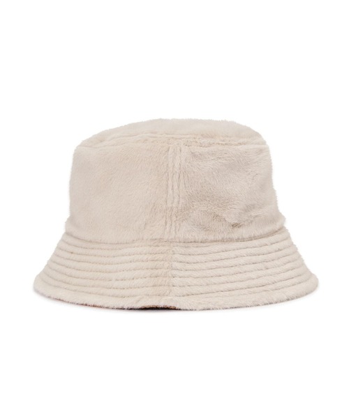 AVIREX（アヴィレックス）の「REVERSIBLE FUR BUCKET/リバーシブル ファーバケットハット（ハット・レディース・ブラック/ベージュ・FREE）」の22枚目の写真