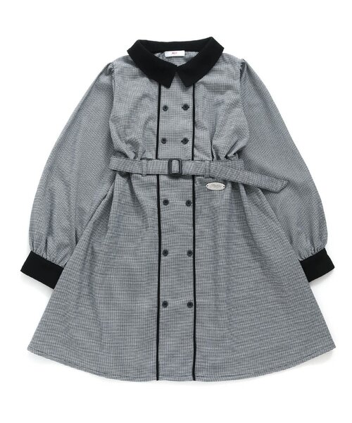 algy（アルジー）の「ダブルボタンワンピ（ワンピース・キッズ・グレー/ブラック/ネイビー・SMALL/X-SMALL/XX-SMALL/MEDIUM/XXX-SMALL）」の16枚目の写真