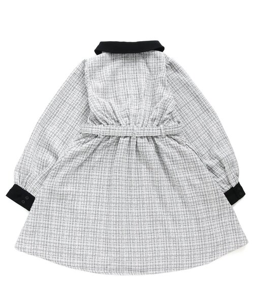 algy（アルジー）の「ダブルボタンワンピ（ワンピース・キッズ・グレー/ブラック/ネイビー・SMALL/X-SMALL/XX-SMALL/MEDIUM/XXX-SMALL）」の9枚目の写真