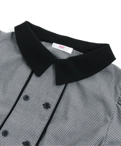 algy（アルジー）の「ダブルボタンワンピ（ワンピース・キッズ・グレー/ブラック/ネイビー・SMALL/X-SMALL/XX-SMALL/MEDIUM/XXX-SMALL）」の7枚目の写真