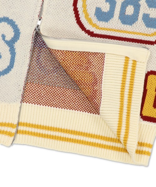 SPINNS(スピンズ)の「ロゴ総柄カウチンニットカーディガン(カーディガン/ボレロ・レディース・アイボリー/ブラック・ONESIZE)」の14枚目の写真