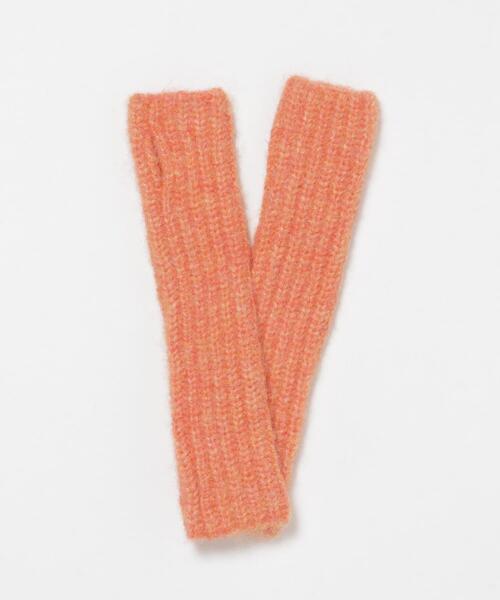 SMELLY（スメリー）の「ミックスヤーンアームウォーマー（手袋・レディース・パープル/オレンジ・-）」の11枚目の写真