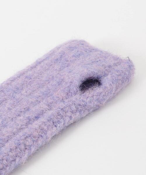SMELLY（スメリー）の「ミックスヤーンアームウォーマー（手袋・レディース・パープル/オレンジ・-）」の22枚目の写真