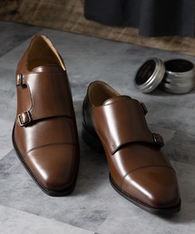 ABBEY MARKET（アビーマーケット）の「CHAPMAN&MOORE キャップトゥ　ダブルモンクシューズ（ドレスシューズ）」