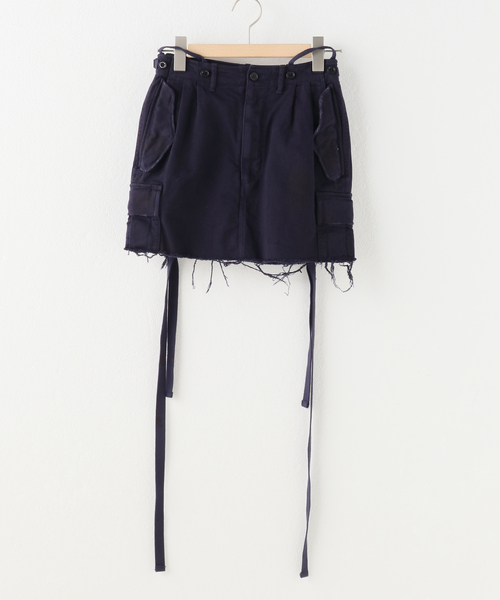 DAIRIKU（ダイリク）の「【DAIRIKU / ダイリク】Vintage Cargo Mini Skirt（スカート・レディース・パープル/イエロー・SMALL/MEDIUM）」の2枚目の写真