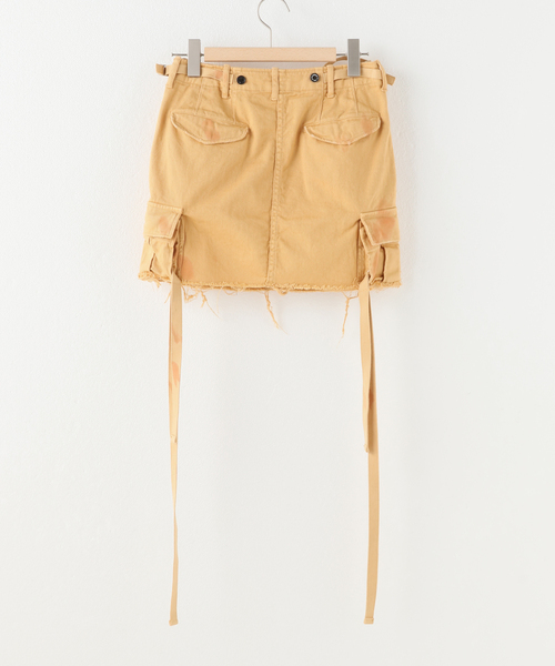 DAIRIKU（ダイリク）の「【DAIRIKU / ダイリク】Vintage Cargo Mini Skirt（スカート・レディース・パープル/イエロー・SMALL/MEDIUM）」の3枚目の写真