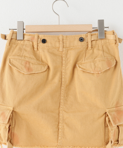 DAIRIKU（ダイリク）の「【DAIRIKU / ダイリク】Vintage Cargo Mini Skirt（スカート・レディース・パープル/イエロー・SMALL/MEDIUM）」の5枚目の写真