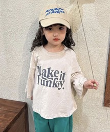 Bambin（ボンバン）の「【 Bambin / ボンバン 】 ルーズシルエット ロゴ ロンT（Tシャツ/カットソー・キッズ）」