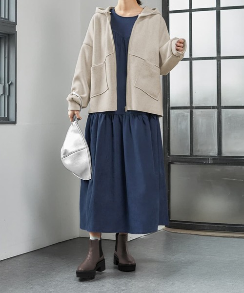 ピーチツイルギャザーワンピース（ワンピース）｜STYLE DELI（スタイル