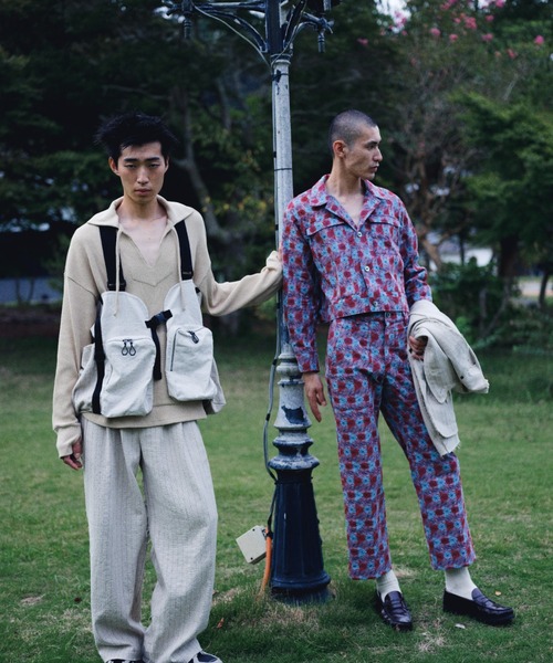 Urig（ウーリッヒ）の「WAFFLE MEXICAN PO（その他トップス・メンズ・ベージュ/ブラック・2/1）」の5枚目の写真