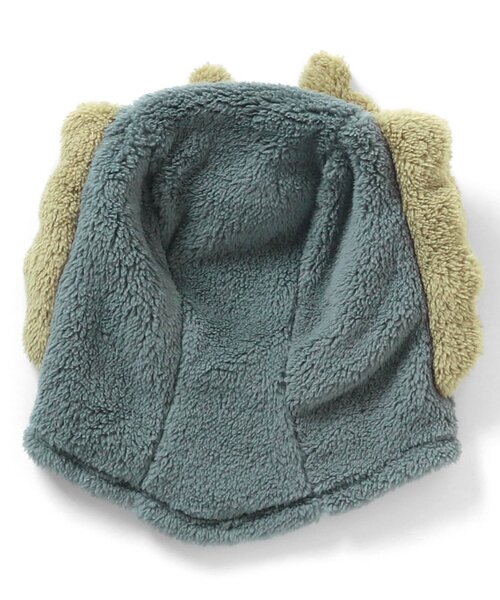 Ampersand（アンパサンド）の「辰ボアフード（キャップ・キッズ・ミント/ピンク・FREE）」の7枚目の写真