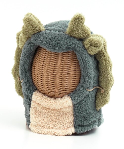 Ampersand（アンパサンド）の「辰ボアフード（キャップ・キッズ・ミント/ピンク・FREE）」の11枚目の写真