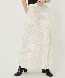 STUDIOUS | 【STUDIOUS/ステュディオス】クラッシュベルベットスカート(スカート)