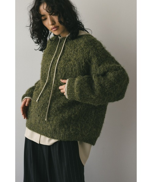 STYLEMIXER（スタイルミキサー）の「2ピースフードシャツニット