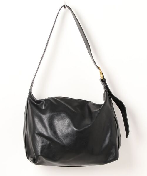 Miscere（ミスケーレ）の「☆ ワンショルダ合皮バッグ　AS-0004T（ショルダーバッグ・レディース・ブラック/ブラウン・FREE）」の2枚目の写真