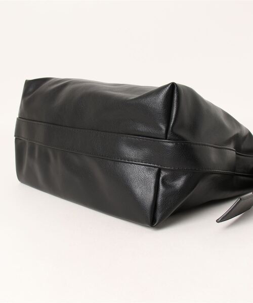 Miscere（ミスケーレ）の「☆ ワンショルダ合皮バッグ　AS-0004T（ショルダーバッグ・レディース・ブラック/ブラウン・FREE）」の4枚目の写真