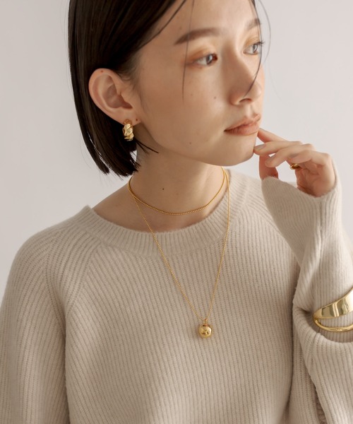 RIVE DROITE（リヴドロワ）の「ボールチャームロングネックレス（ネックレス・レディース・ゴールド/シルバー・FREE）」の13枚目の写真