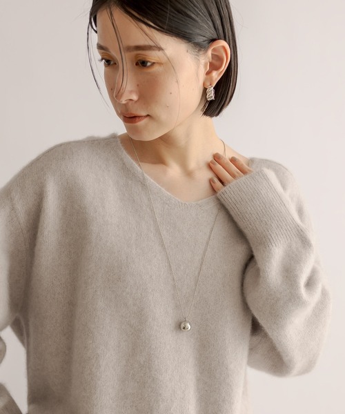 RIVE DROITE（リヴドロワ）の「ボールチャームロングネックレス（ネックレス・レディース・ゴールド/シルバー・FREE）」の5枚目の写真