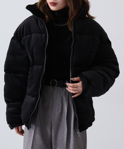 SUGGESTION(サジェッション)の「Velor-padded blouson / ベロア中綿入りブルゾン unisex(ダウンジャケット/コート・メンズ・オフホワイト/ワイン/ブラック・M/L)」の19枚目の写真