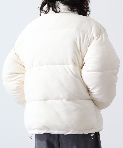 セール】Velor-padded blouson / ベロア中綿入りブルゾン unisex