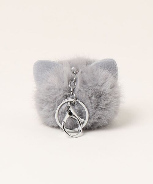 an meets zakka モコモコネコキーホルダー/ キーリング レディース