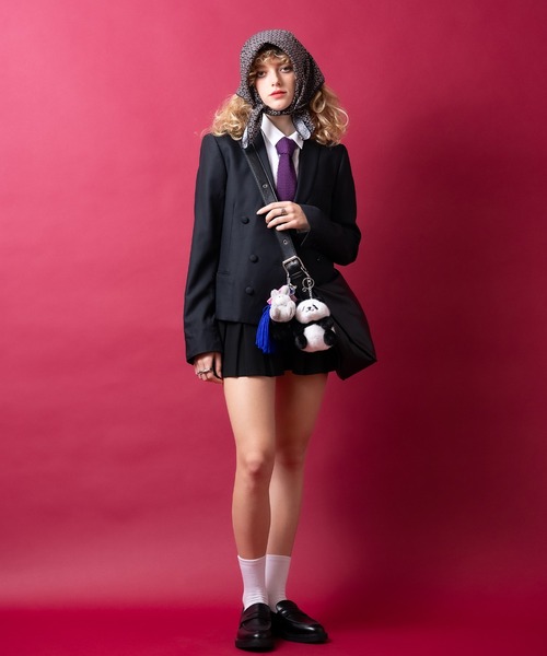 an meets zakka(アンミツザッカ)の「an meets zakka モコモコネコキーホルダー(キーホルダー・メンズ・グレー/ピンク/ブラック/ホワイト・ONE SIZE)」の15枚目の写真