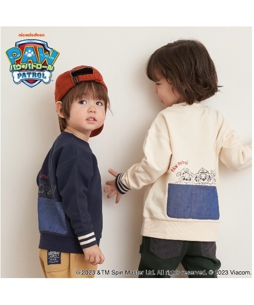 kladskap（クレードスコープ）の「【パウ・パトロール】トレーナー（スウェット・キッズ・アイボリー/ネイビー・90cm/110cm/100cm/120cm）」の8枚目の写真