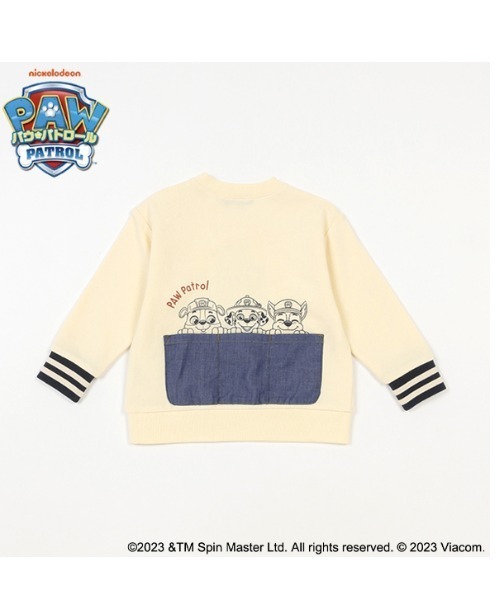 kladskap（クレードスコープ）の「【パウ・パトロール】トレーナー（スウェット・キッズ・アイボリー/ネイビー・90cm/110cm/100cm/120cm）」の3枚目の写真
