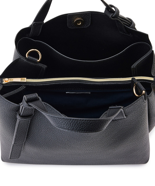 ROPE' PICNIC（ロペピクニック）の「【新色追加】軽量スウェイハンドル5層ミドルトート＆ショルダーバッグ（ショルダーバッグ・レディース・キナリ/ベージュ/ピンク系その他2/ブラック/ブルー・FREE）」の20枚目の写真