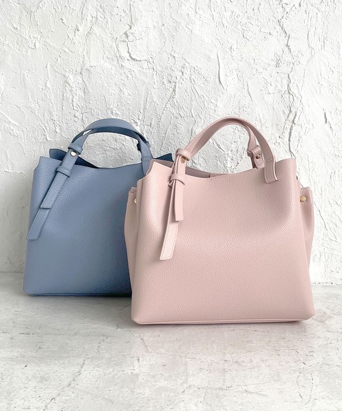 ROPE' PICNIC（ロペピクニック）の「【新色追加】軽量スウェイハンドル5層ミドルトート＆ショルダーバッグ（ショルダーバッグ・レディース・キナリ/ベージュ/ピンク系その他2/ブラック/ブルー・FREE）」の7枚目の写真