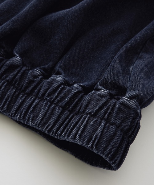 MONO-MART LADY'S(モノマートレディース)の「ヴィンテージライク ビッグポケットデニムジップブルゾン(デニムジャケット・レディース・インディゴブルー/アイボリー/ブラック系1/ブルー系1・FREE)」の13枚目の写真