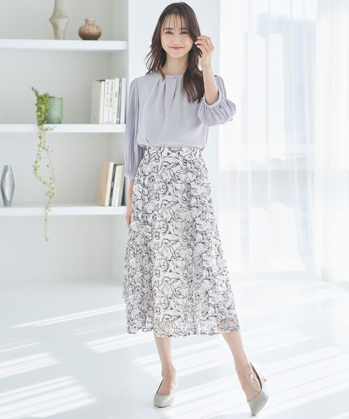 ANY SIS(エニィスィス)の「【洗える】プリーツスリーブ ブラウス(シャツ/ブラウス・レディース・アイボリー系/スカイブルー系/ライトイエロー系・2)」の5枚目の写真