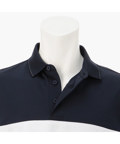 ブリーフィングゴルフ】MENS SLEEVE LOGO POLO RELAXED FIT／メンズ