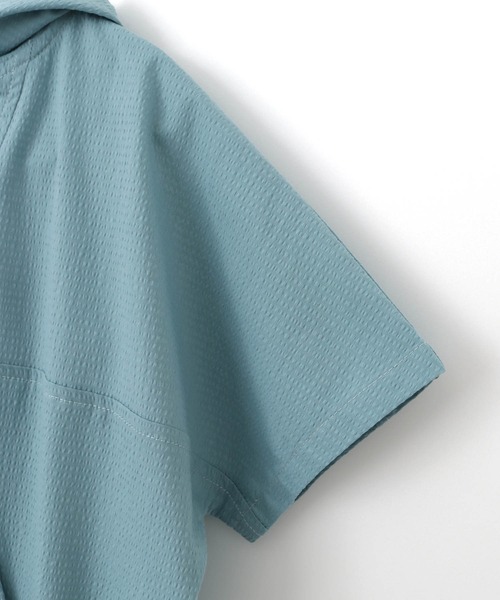 MAKE YOUR DAY（メイクユアデイ）の「セットアップできるフロントジップ半袖プルオーバー■80～140cm（カーディガン/ボレロ・キッズ・ブルー/ネイビー・80/90/100/110/120/130/140）」の21枚目の写真