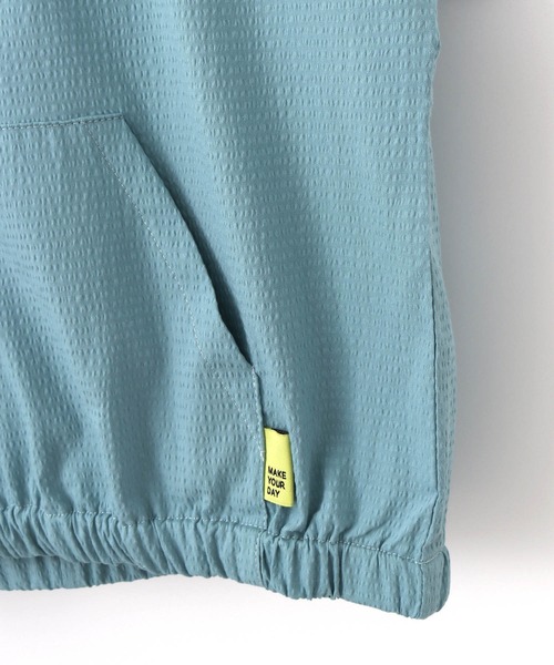 MAKE YOUR DAY（メイクユアデイ）の「セットアップできるフロントジップ半袖プルオーバー■80～140cm（カーディガン/ボレロ・キッズ・ブルー/ネイビー・80/90/100/110/120/130/140）」の22枚目の写真