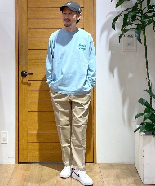 BAYFLOW(ベイフロー)の「GOODDAYカラー長袖Tシャツ(Tシャツ/カットソー・メンズ・オフホワイト/ライトブルー/ベージュ/ネイビー・MEDIUM/LARGE)」の9枚目の写真
