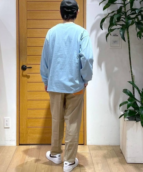 BAYFLOW(ベイフロー)の「GOODDAYカラー長袖Tシャツ(Tシャツ/カットソー・メンズ・オフホワイト/ライトブルー/ベージュ/ネイビー・MEDIUM/LARGE)」の11枚目の写真