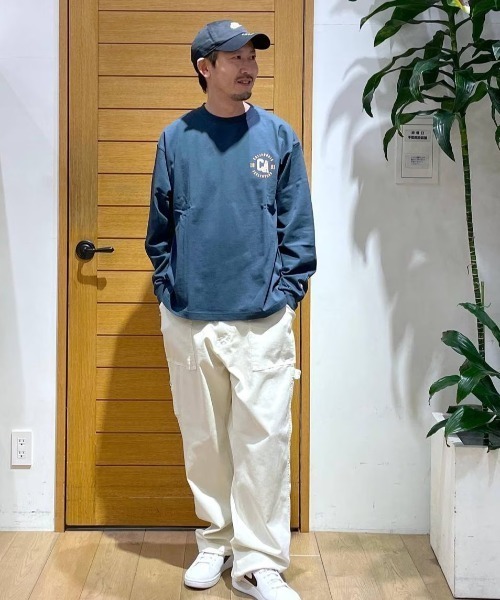 BAYFLOW(ベイフロー)の「GOODDAYカラー長袖Tシャツ(Tシャツ/カットソー・メンズ・オフホワイト/ライトブルー/ベージュ/ネイビー・MEDIUM/LARGE)」の12枚目の写真
