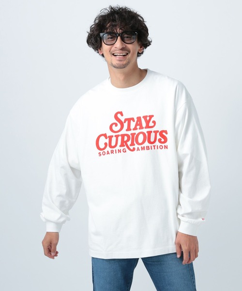 BAYFLOW(ベイフロー)の「GOODDAYカラー長袖Tシャツ(Tシャツ/カットソー・メンズ・オフホワイト/ライトブルー/ベージュ/ネイビー・MEDIUM/LARGE)」の6枚目の写真