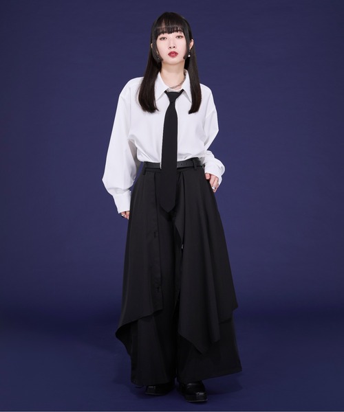 Ellno Loset(エルノロゼット)の「ネクタイツキトロミシャツ(シャツ/ブラウス・メンズ・オフホワイト/グレー系その他/ブラック系その他・SMALL/MEDIUM/LARGE)」の15枚目の写真