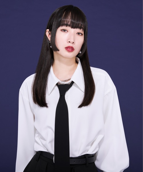 Ellno Loset(エルノロゼット)の「ネクタイツキトロミシャツ(シャツ/ブラウス・メンズ・オフホワイト/グレー系その他/ブラック系その他・SMALL/MEDIUM/LARGE)」の13枚目の写真