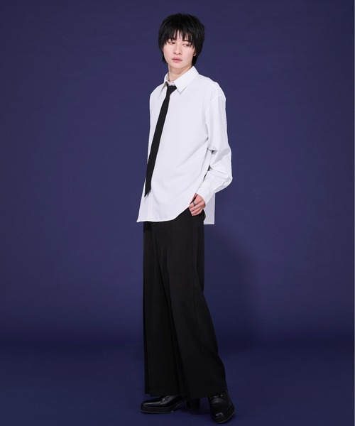 Ellno Loset(エルノロゼット)の「ネクタイツキトロミシャツ(シャツ/ブラウス・メンズ・オフホワイト/グレー系その他/ブラック系その他・SMALL/MEDIUM/LARGE)」の16枚目の写真