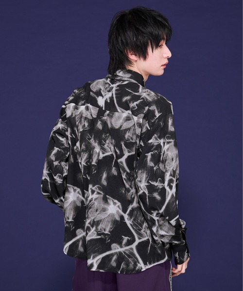 Ellno Loset(エルノロゼット)の「ネクタイツキトロミシャツ(シャツ/ブラウス・メンズ・オフホワイト/グレー系その他/ブラック系その他・SMALL/MEDIUM/LARGE)」の5枚目の写真