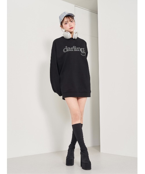 Darich ビジューグラフィックプルオーバー ダーリッチ Darich ビジューグラフィックプルオーバー