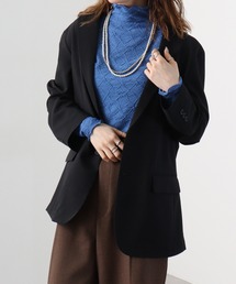 Anna Nicola ジャガードハイネックプルオーバー