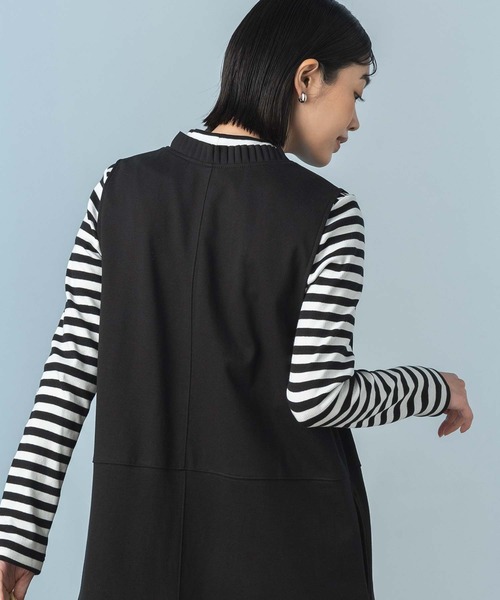 Gready Brilliant(グレディブリリアン)の「プリーツネックジャンパースカート(ジャンパースカート・レディース・ブラック・38)」の9枚目の写真