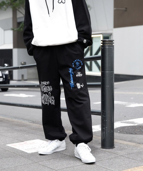 Retriever Club（レトリーバークラブ）の「【UNISEX】Retriever Club／マルチLOGOパンツ（ウラケ）　2992260（スウェットパンツ・レディース・ブラック/グレー・MEDIUM/LARGE）」の10枚目の写真