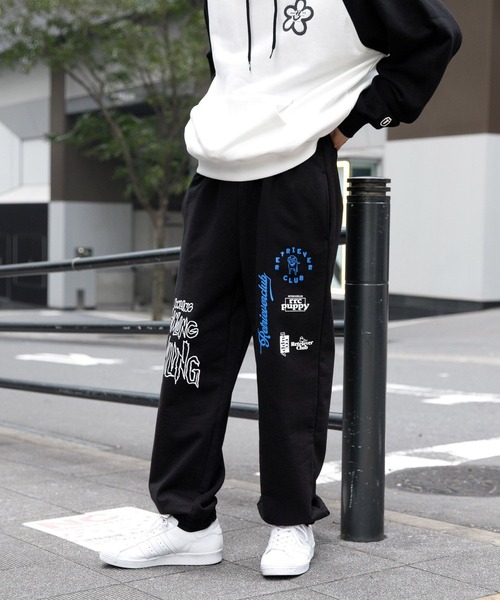 Retriever Club（レトリーバークラブ）の「【UNISEX】Retriever Club／マルチLOGOパンツ（ウラケ）　2992260（スウェットパンツ・レディース・ブラック/グレー・MEDIUM/LARGE）」の11枚目の写真