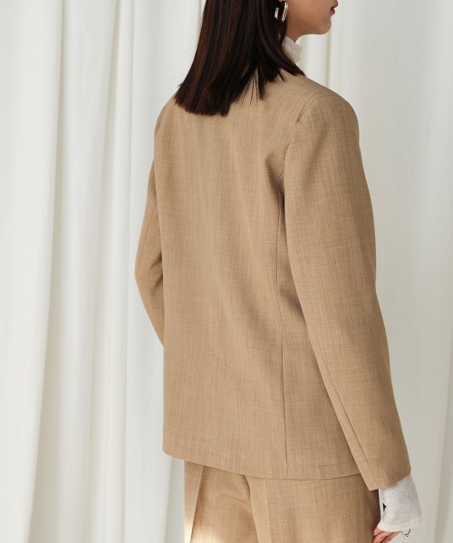 CIEL'AIR(シエルエアー)の「SLIT JACKET(その他アウター・レディース・グレー/ベージュ・FREE)」の17枚目の写真