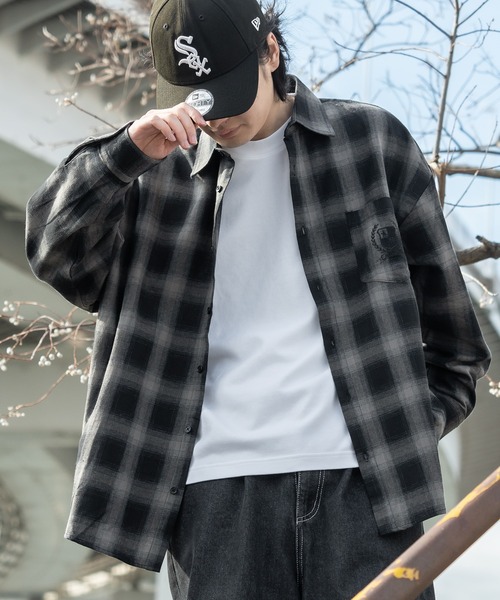 kutir（クティール）の「ビックアソートチェックシャツ（シャツ/ブラウス・メンズ・ライトブルー/ブルー/グレー/グリーン・SMALL/MEDIUM/LARGE）」の2枚目の写真